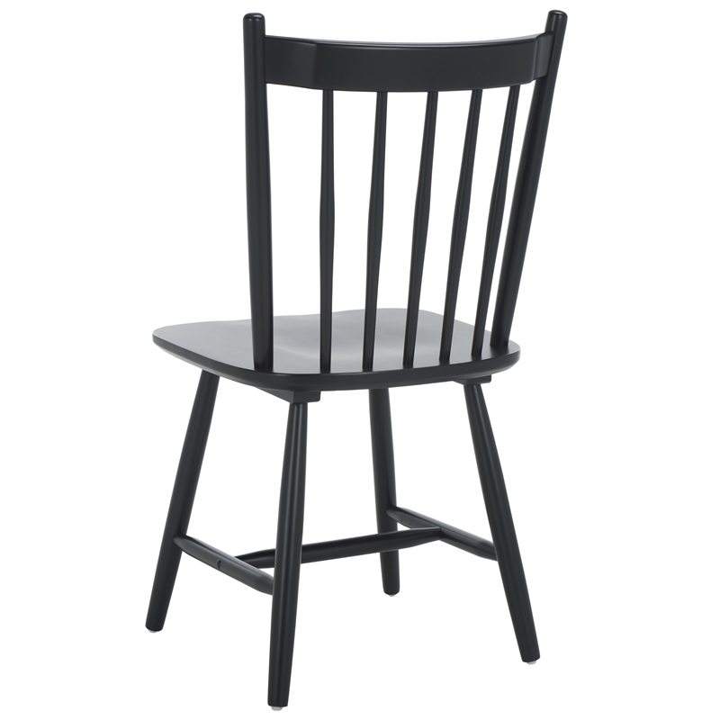 Safavieh Andreas Wood Spindle Dining Chairs in Black