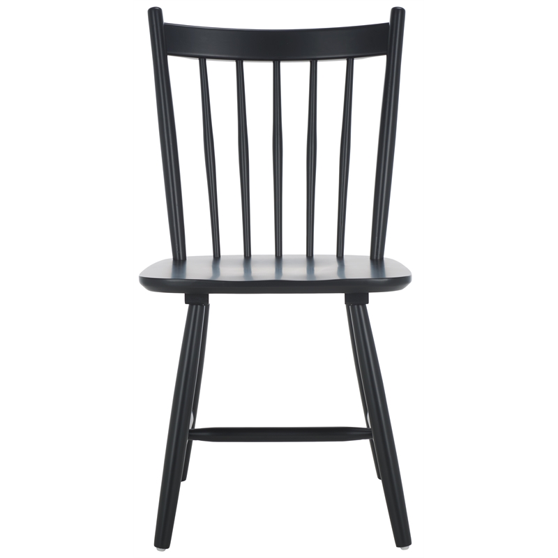 Safavieh Andreas Wood Spindle Dining Chairs in Black