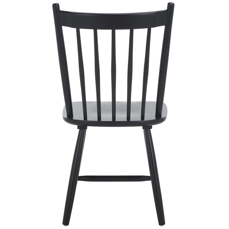 Safavieh Andreas Wood Spindle Dining Chairs in Black