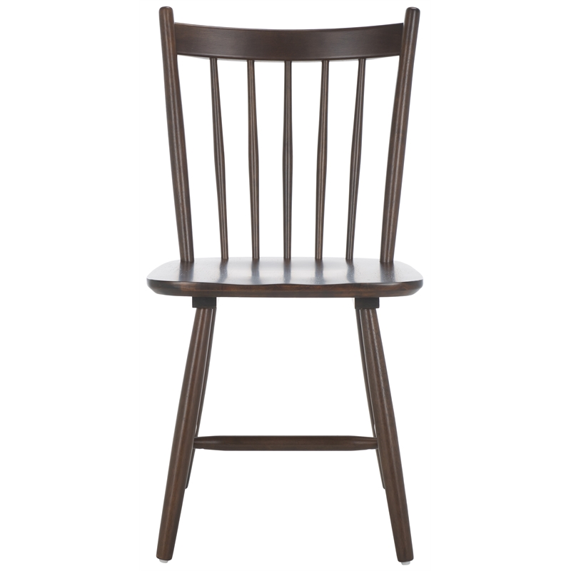 Safavieh Andreas Wood Spindle Dining Chairs in Walnut
