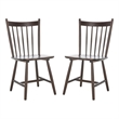 Safavieh Andreas Wood Spindle Dining Chairs in Walnut