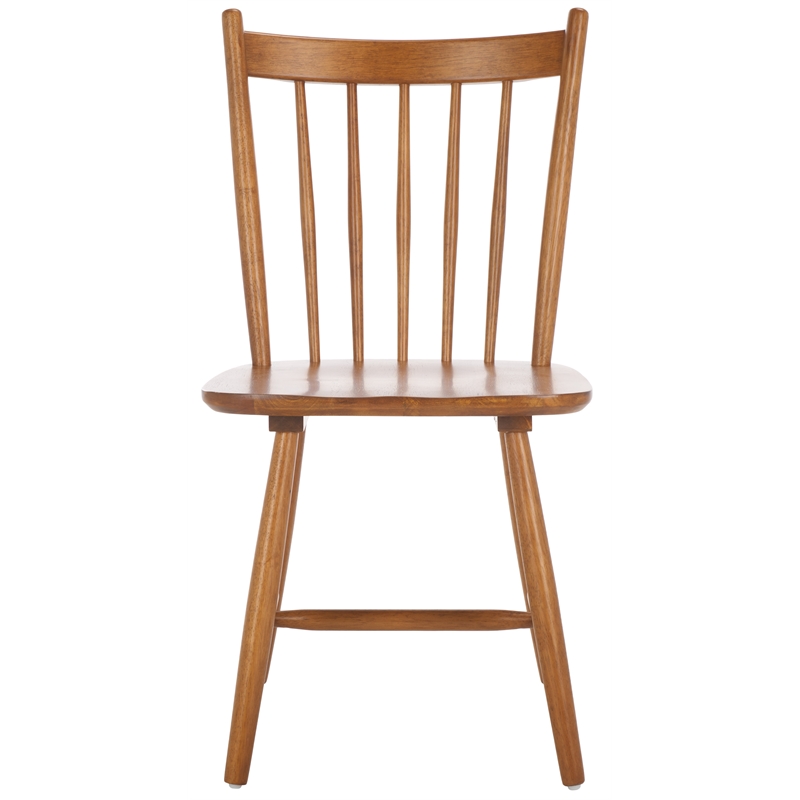 Safavieh Andreas Wood Spindle Dining Chairs in Brown