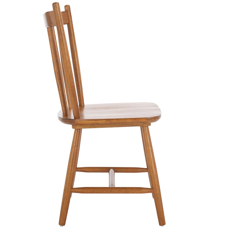 Safavieh Andreas Wood Spindle Dining Chairs in Brown