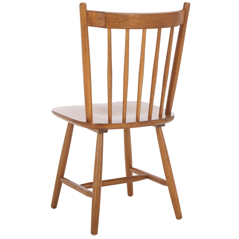 Safavieh Andreas Wood Spindle Dining Chairs in Brown