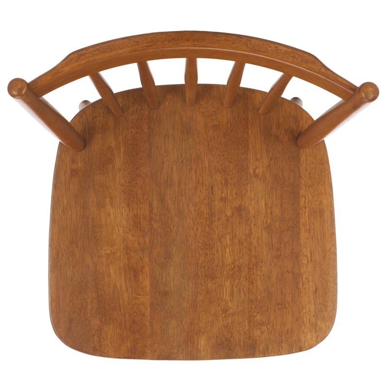 Safavieh Andreas Wood Spindle Dining Chairs in Brown