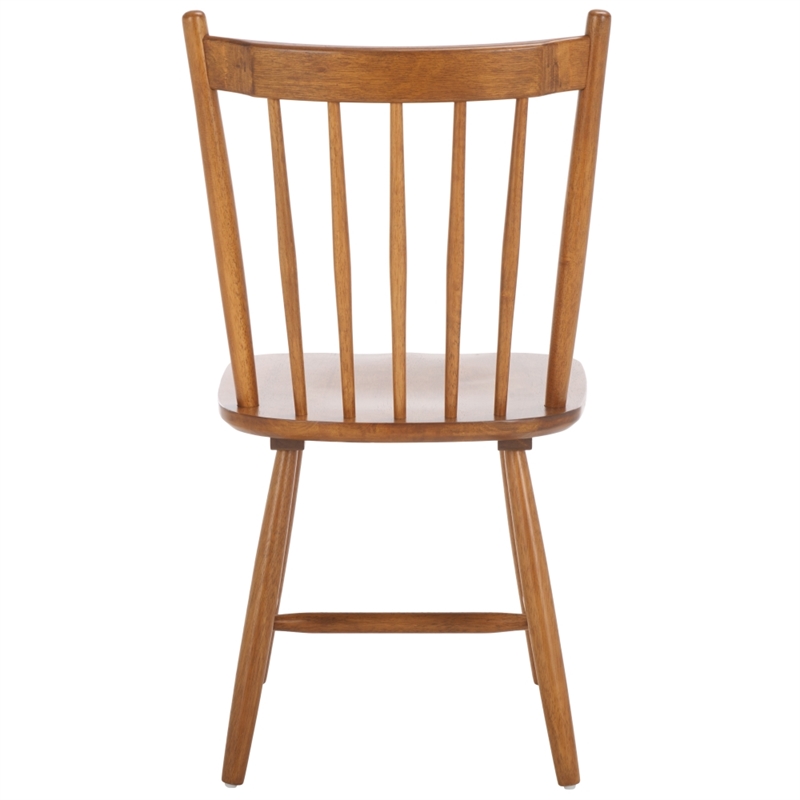 Safavieh Andreas Wood Spindle Dining Chairs in Brown