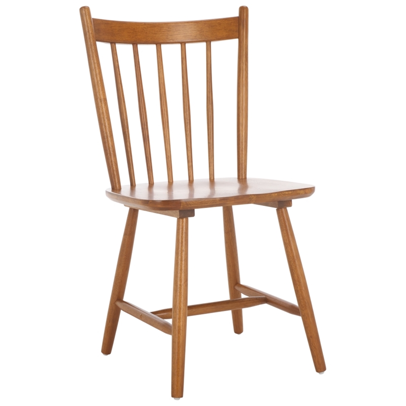 Safavieh Andreas Wood Spindle Dining Chairs in Brown