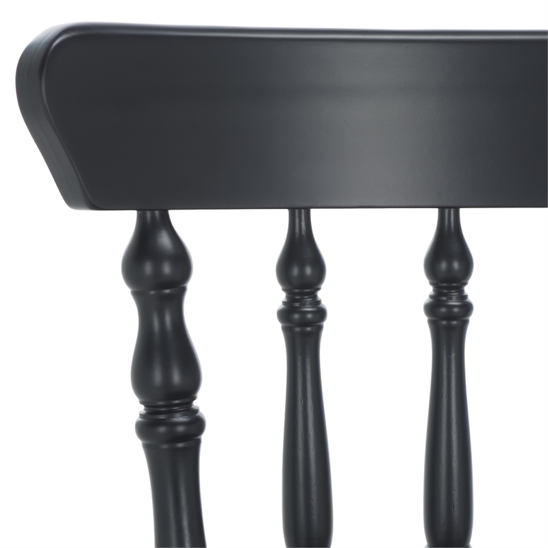 Safavieh Coralyn Wood Dining Chairs in Black