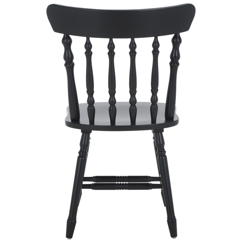 Safavieh Coralyn Wood Dining Chairs in Black