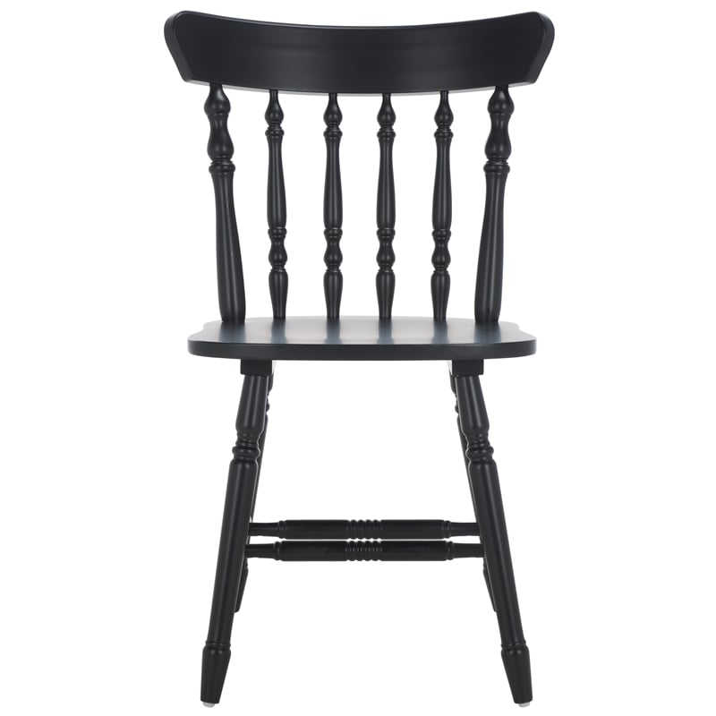 Safavieh Coralyn Wood Dining Chairs in Black