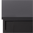 Safavieh Shafa Wood Side Table in Black / Brass