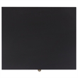 Safavieh Shafa Wood Side Table in Black / Brass