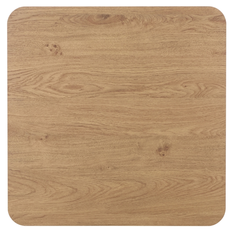 Safavieh Kiyoshi Wood and Metal Accent Table in Oak / Black