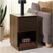 Safavieh Moroto 1 Drawer Wood Accent Table in Walnut