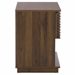 Safavieh Moroto 1 Drawer Wood Accent Table in Walnut