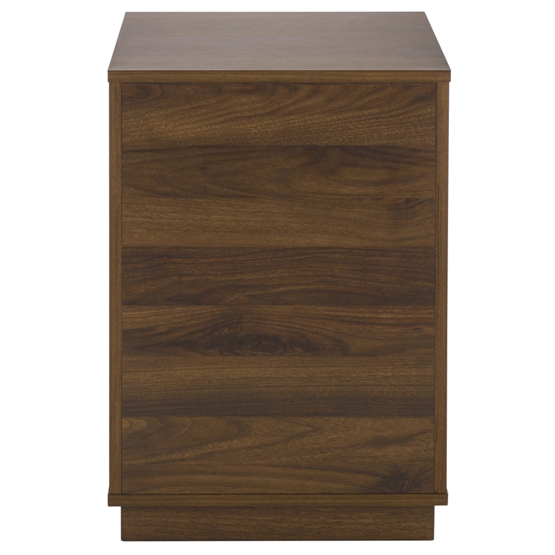 Safavieh Moroto 1 Drawer Wood Accent Table in Walnut