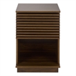 Safavieh Moroto 1 Drawer Wood Accent Table in Walnut