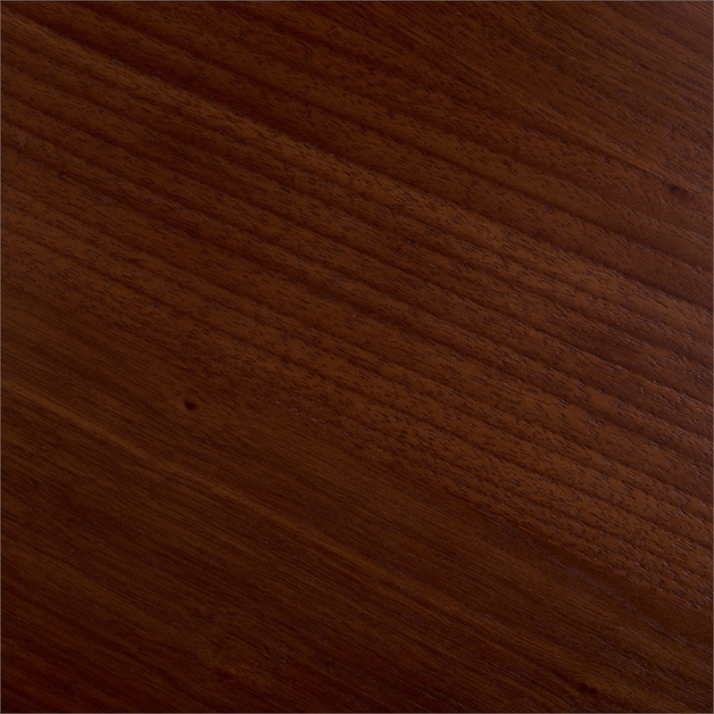 Safavieh Bahaus Round Wood Accent Table  in Walnut