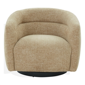 Safavieh Kellybryn Wood and Iron Swivel Chair  in Light Brown