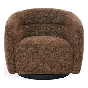 Safavieh Kellybryn Wood and Iron Swivel Chair in  Brown