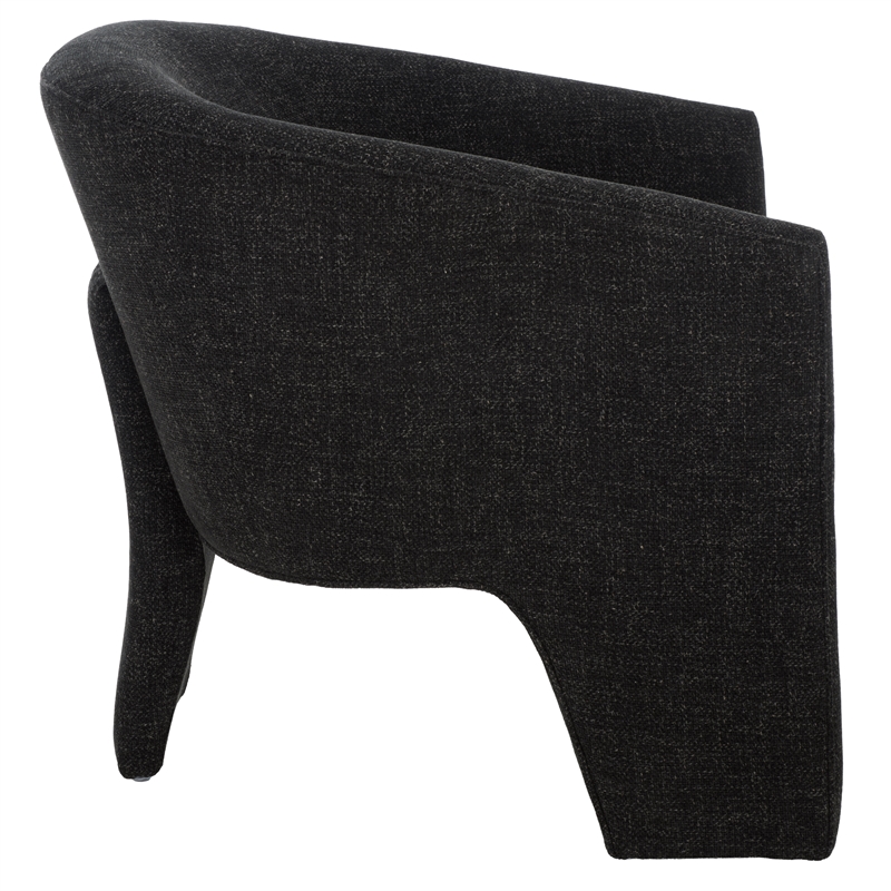 Safavieh Lahela Wood Accent Chair in Black