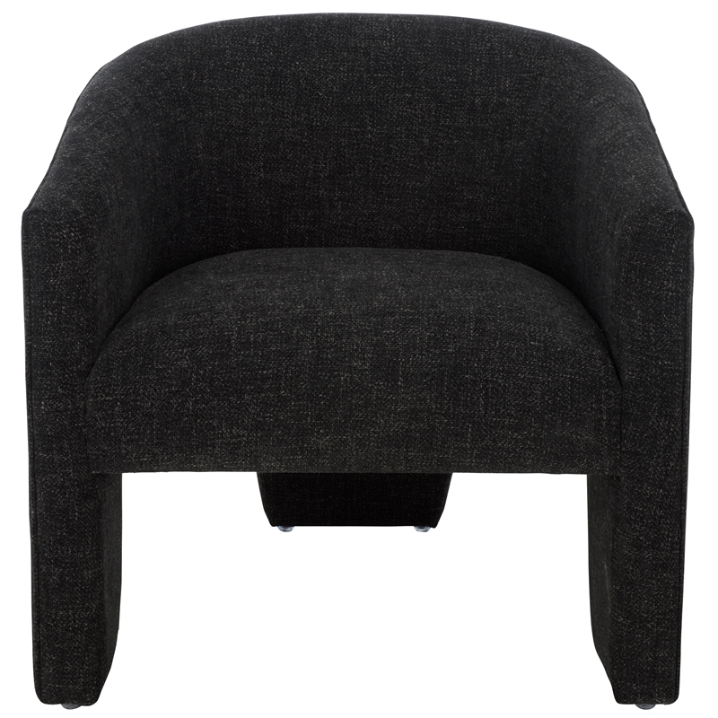 Safavieh Lahela Wood Accent Chair in Black