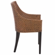 Safavieh Riko Wood Arm Chair  in Brown/ Black/ Ivory