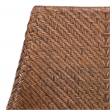 Safavieh Riko Wood Arm Chair  in Brown/ Black/ Ivory