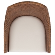 Safavieh Riko Wood Arm Chair  in Brown/ Black/ Ivory