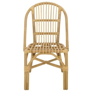 Safavieh Oksana Woven Rattan Arm Chair in Natural