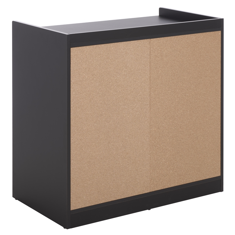 Safavieh Mishi 3 Drawer Wood Chest in Black