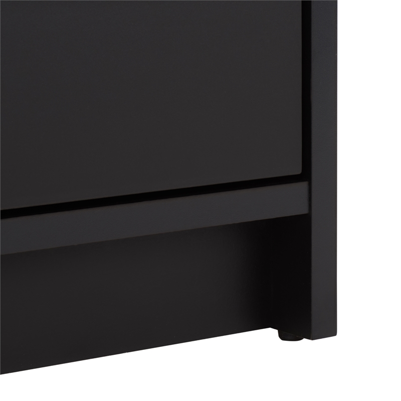 Safavieh Mishi 3 Drawer Wood Chest in Black