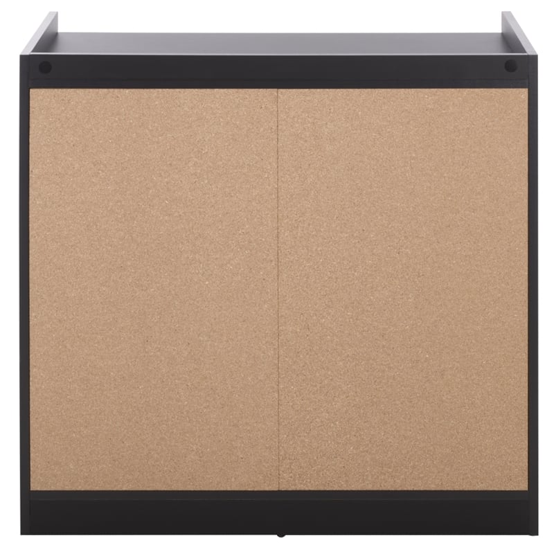 Safavieh Mishi 3 Drawer Wood Chest in Black
