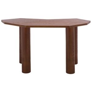 Safavieh Omoni Wood Console Table in Walnut