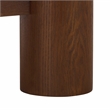 Safavieh Camoni 1 Shelf Wood Coffee Table in Walnut