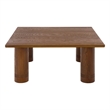 Safavieh Aramin Wood Coffee Table in Walnut