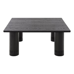 Safavieh Aramin Wood Coffee Table in Black