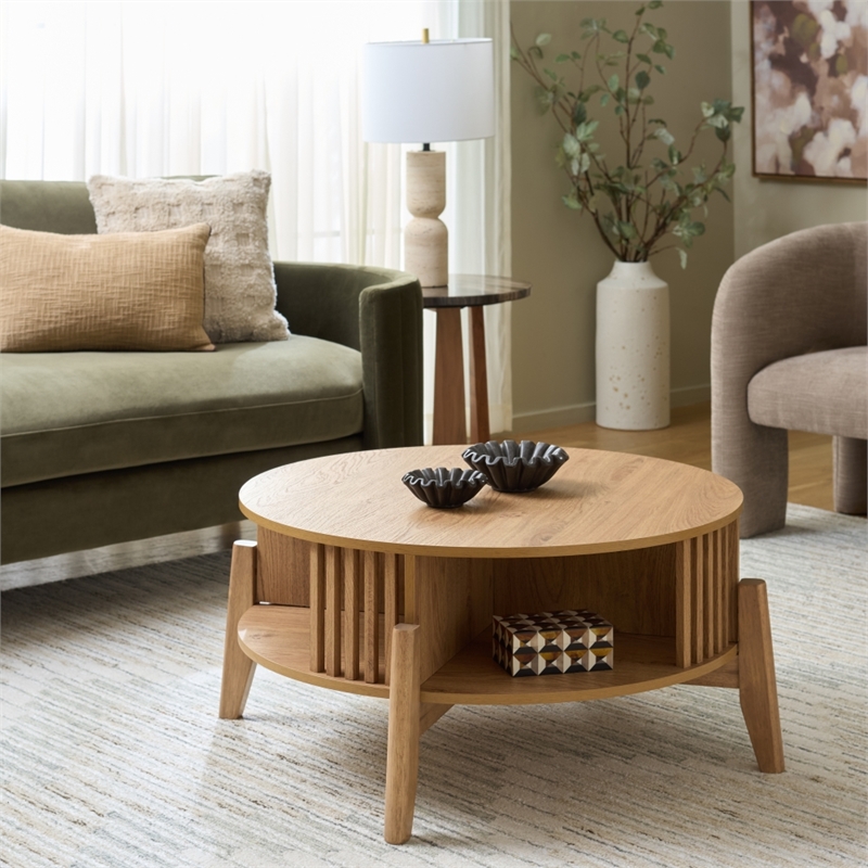 Safavieh Tomori Wood  Coffee Table in Oak