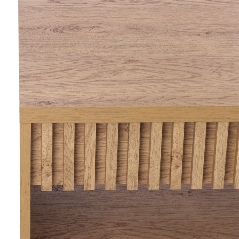 Safavieh Masa 1 Shelf Wood Coffee Table  in Oak