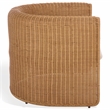 Safavieh O'Reilly Rattan and Iron Accent Chair  in Natural / White