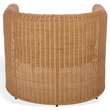 Safavieh O'Reilly Rattan and Iron Accent Chair  in Natural / White