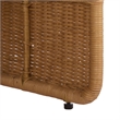 Safavieh O'Reilly Rattan and Iron Accent Chair  in Natural / White