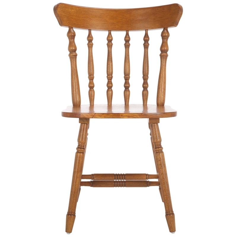 Safavieh Coralyn Wood Dining Chairs in Brown
