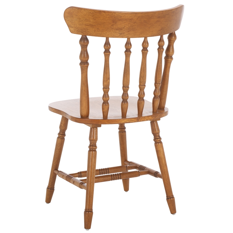 Safavieh Coralyn Wood Dining Chairs in Brown