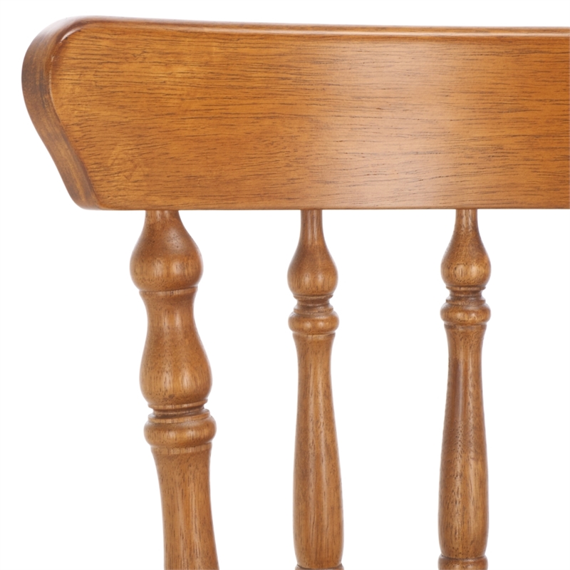Safavieh Coralyn Wood Dining Chairs in Brown