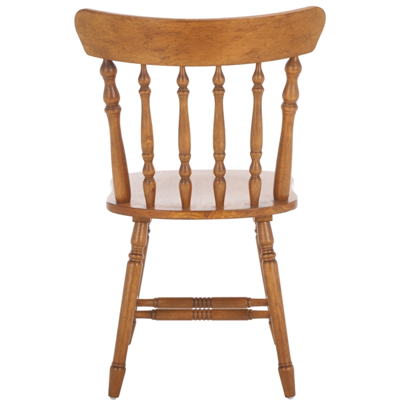 Safavieh Coralyn Wood Dining Chairs in Brown