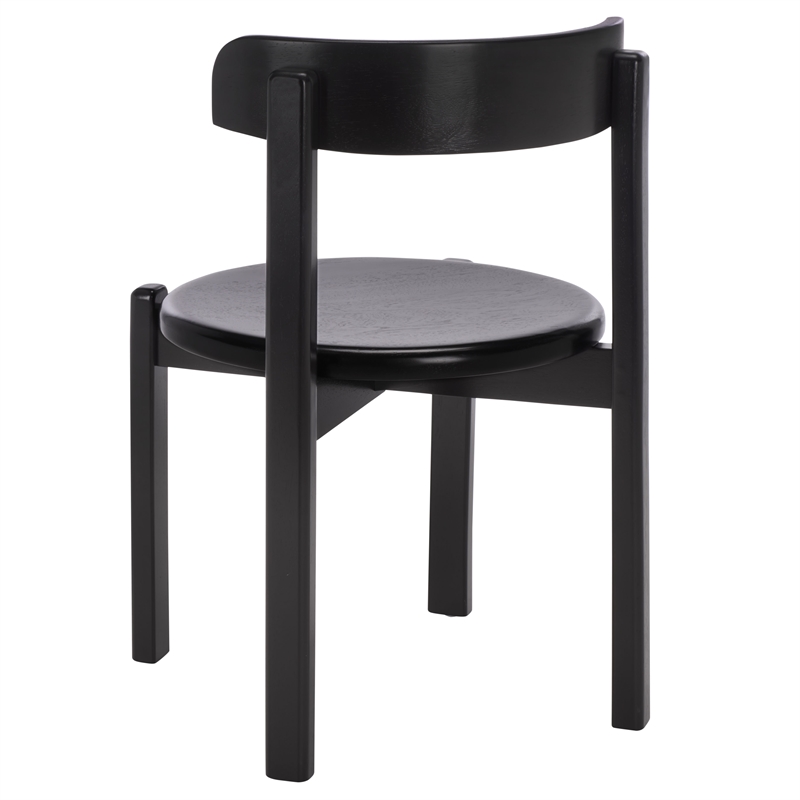 Safavieh Calixto Wood Dining Chair in Black