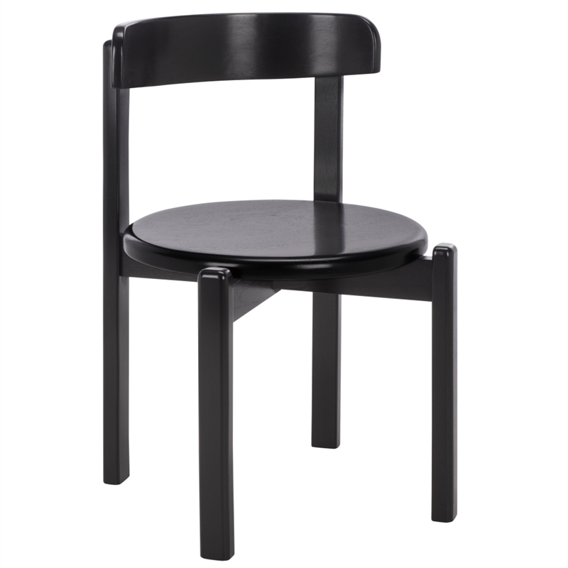 Safavieh Calixto Wood Dining Chair in Black