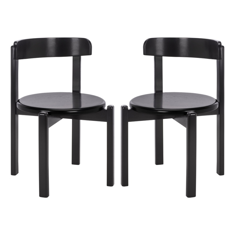 Safavieh Calixto Wood Dining Chair in Black