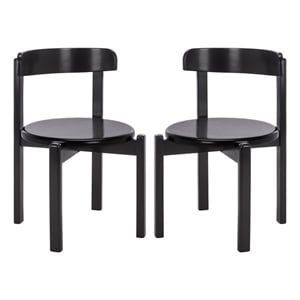 Safavieh Calixto Wood Dining Chair in Black